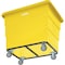 Global Industrial 12 Bushel Plastic Bulk Box Truck, Steel Chassis Base, Yellow, 38-2/5L x 28-9/10W x 33H 800314YL - alternate 4